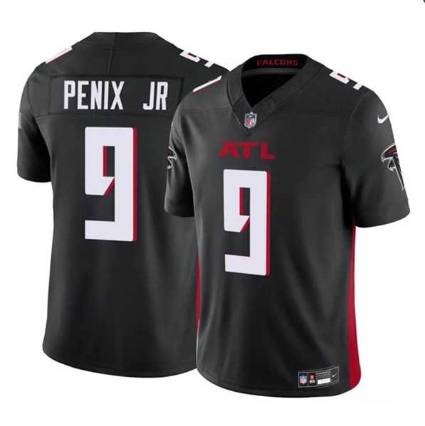 Men & Women & Youth Atlanta Falcons #9 Michael Penix Jr Black 2024 Draft F.U.S.E. Vapor Untouchable Limited Stitched Jersey->arizona cardinals->NFL Jersey